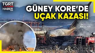 Güney Kore'de Uçak Kazası! Yolcu Uçağı İnişte Kontrolden Çıktı: Çok Sayıda Kişi Hayatını Kaybetti!