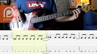The Kooks - Junk Of The Heart (Happy) BASS COVER + PLAY ALONG TAB + SCORE