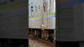 鉄道　列車　井原鉄道　IRT355列車　シルバー列車　横尾駅裏　早雲の里荏原駅→福山駅行