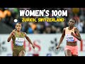 OMG ! WHAT A RACE !! Sha'Carri Richardson vs Julien Alfred II 2024 Diamond League Zurich Switzerland