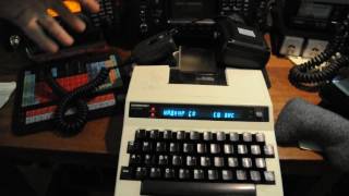 IC-7200 RTTY  decode using old TTY machine