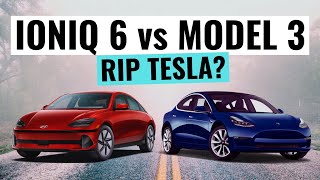 2023 Tesla Model 3 VS Hyundai Ioniq 6 || Has Tesla Finally Been Defeated?