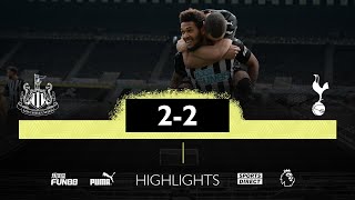 Newcastle United 2 Tottenham Hotspur 2 | Premier League Highlights