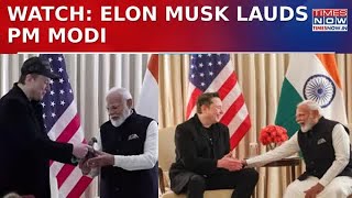 PM Modi’s U.S. Visit | Tesla CEO Elon Musk Praises PM, Says \