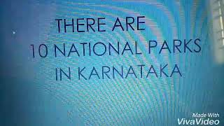 National parks in karnataka