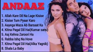 Andaaz Movie All Songs || Mamta Kulkarni & Kumar Sanu || Movie Jukebox Songs.