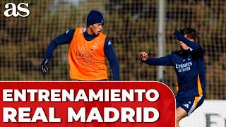 ENTRENAMIENTO del REAL MADRID previo al PARTIDO de LALIGA frente a LAS PALMAS