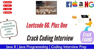 Plus One | Leetcode 66 question solution in Java | coding interview