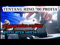 Pengoprasian sepliter hino 700# hino 700