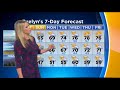 evelyn taft s weather forecast nov. 3