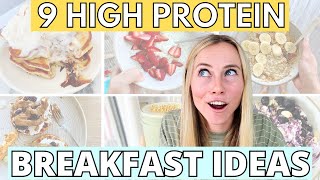 9 *High Protein* Breakfast Ideas [That AREN'T Eggs]