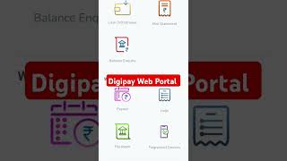 Digipay Web Portal New Update #shorts #digipaywebportal #csc