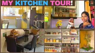 என் சமையல் அறை ஒரு பார்வை | My KIitchen Tour | My Kitchen Organisation