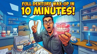 Fastest Denture Wax-Up Ever?! 🦷⚡
