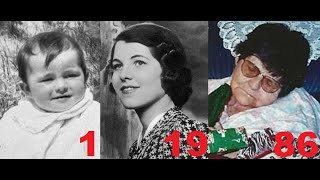 Rosemary Kennedy from 0 to 86 years old