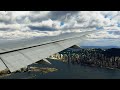 flight simulator 2020 boeing 777 200er landing at the famous kai tak airport 4k ultra