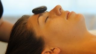 How to Place Stones for Facial Massage | Hot Stone Massage