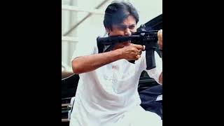 Pawan Kalyan's Gun Firing | Bheemla Nayak Gun Fire