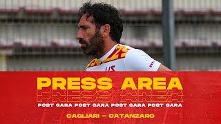 PRESS AREA | CAGLIARI-CATANZARO, MISTER FABIO CASERTA NEL DOPOGARA