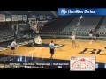 Butler's Brad Stevens works GREAT shooting DRILL using Gun shooting machine