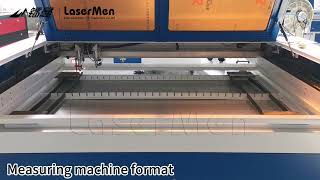 [LaserMen] 1610 CO2 laser engraving and cutting machine display #lasermen #lasercuttingmachine