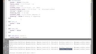 Ruby II - Simulating a coffee machine in Ruby Continued - Lecture 9