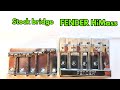 Stock bridge vs Fender HiMass IV Bridge Brass - SOUND COMPARISON