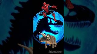 Tirex tirex itu namanya?  dino x spiderman #shorts #fypシ