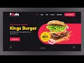 Create a Responsive Restaurant Website using HTML CSS & JavaScript - Part 2