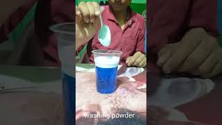 🔎🔭Simple Science Experiments | Happic Water And Washing Powder Experiment #shorts #experiment #viral