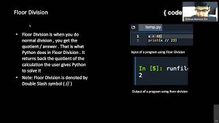 { Codewitheki } # Python 101- Session 2 by Eklavya Mukherji
