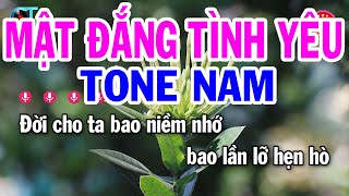 Karaoke Mật Đắng Tình Yêu Tone Nam ( Mi Thứ ) Nhạc Sống Hay 2023 | Đại Lý Karaoke