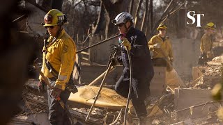 LA firefighters brace for threat of more powerful winds