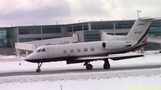 LOUDEST PLANE EVER(!!!!!) Un-Hushkitted(!!!) Calspan Corp Testbed Gulfstream G-III N710CF at YYT