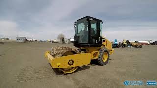 Lot #0135: 2014 CAT CP44 Padfoot S/D Compactor | Foothills Auction Closes May 11th 2021