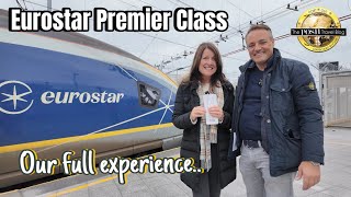 We try out EUROSTAR PREMIER class..