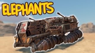 This gun is as big as an ELEPHANT - Crossout gameplay