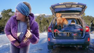 Car Camping in Freezing Winter Weather