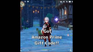 Genshin Impact Free Primo Gem Gift CODE from Amazon Prime!!! #Shorts