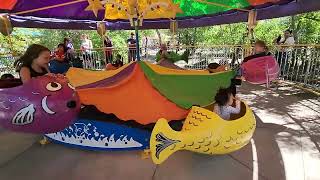 VDK on a Fish Ride with their Daddy @ Tinkertown 2022