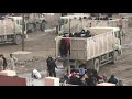 raw thousands flee iraqi city of mosul