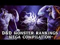 D&D Monster Rankings - Compilation (mimics, drow, spiders, humanoids, and more)