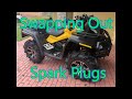 Spark Plug Swap on 2012 Canam Outlander 800 XMR