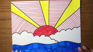 Roy Lichtenstein Sunrise