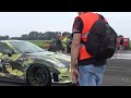 2000hp nissan gtr spins out on track at 200km h 😱