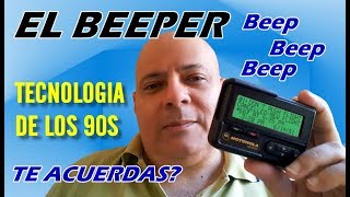 ✅ COMO ERA EL BEEPER DE LOS 90S MOTOROLA ADVISOR PAGER TECNOLOGIA RETRO