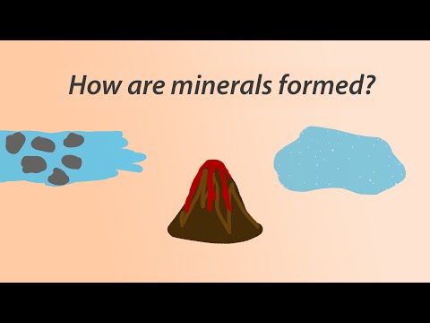 Which mineral is formed as a result of evaporation?