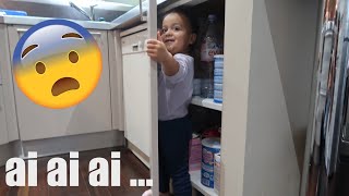 MAMAE COZINHANDO E LARA FAZENDO BAGUNÇA: CHEGARAM COMPRINHAS! | RÊ ANDRADE Daily Vlog Familia