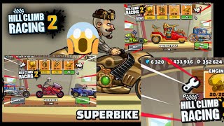 Hill climb racing 2 motocross bike gameplay