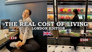 WHAT I SPEND IN A MONTH + what I save!💰 | The REAL Cost Of Living in London | 2023 EDITION